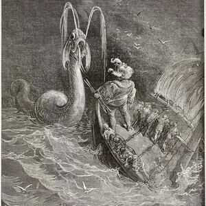 Dore, Works of Rabelais, Pantagruel, Devil, Illustration, Print, ~ 240707-WH 292